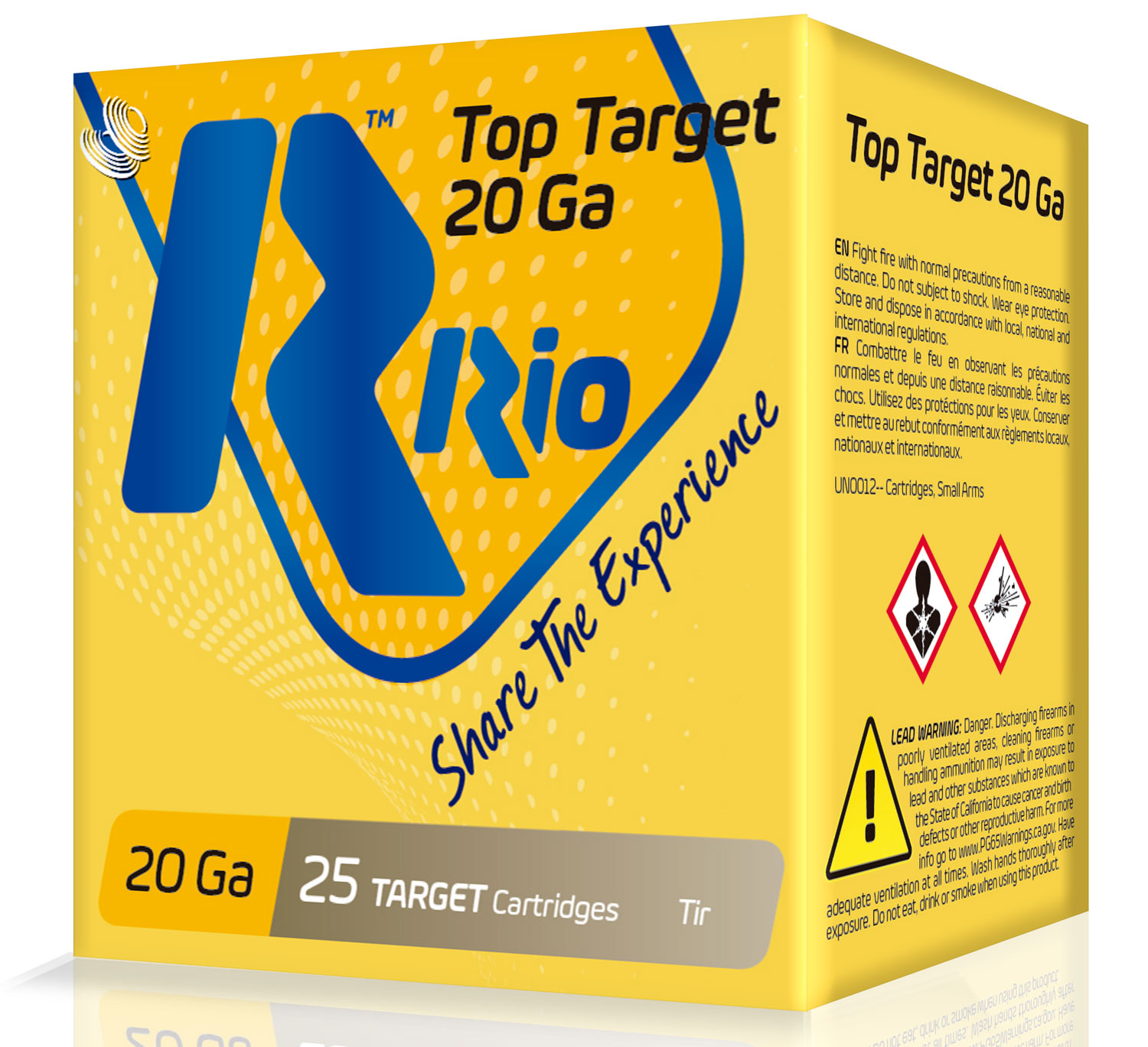 Rio Top Target Shotshell 20 ga 2-3/4″ 7/8 oz #8 25/ct - No Credit Card Fees - Low, flat rate shipping