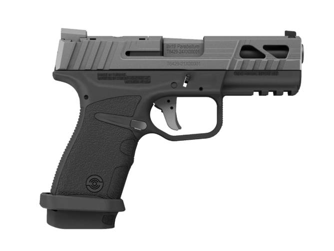 Stoeger STR Thinline + 3.3" 9mm 14/19rd Pistol, Black/Tungsten - 37007