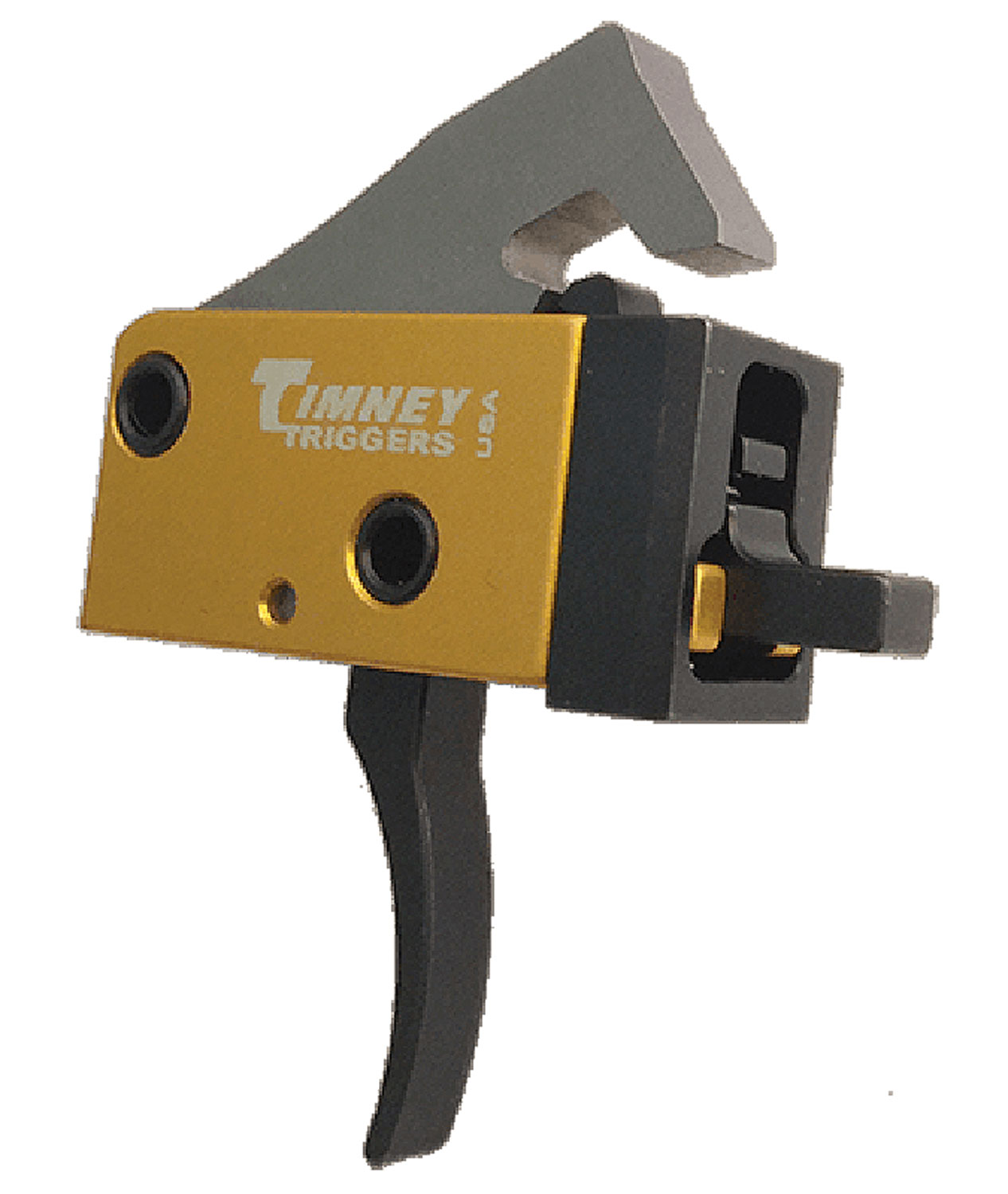 Timney Triggers Curved Drop-in Single-Stage Trigger for AR PCC Rifles, Black - 681