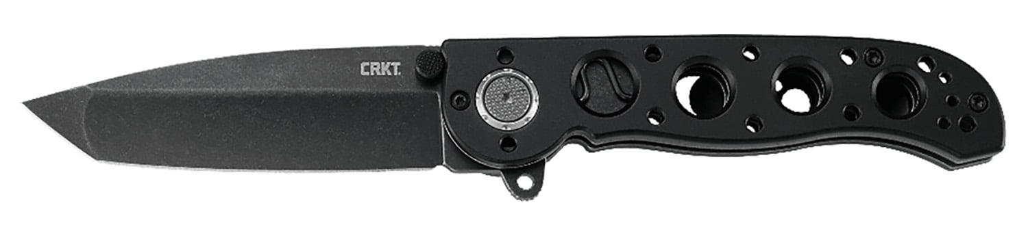 CRKT M16-02DB Tanto 3.12" Tanto Assisted Folding Knife, Black - M1602DB