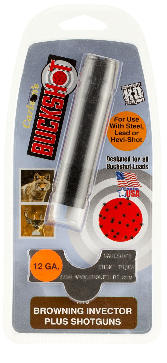 Carlson's Choke Tubes 12 Gauge Browning Invector Plus Ported Extended Choke Tube, Black - 18899