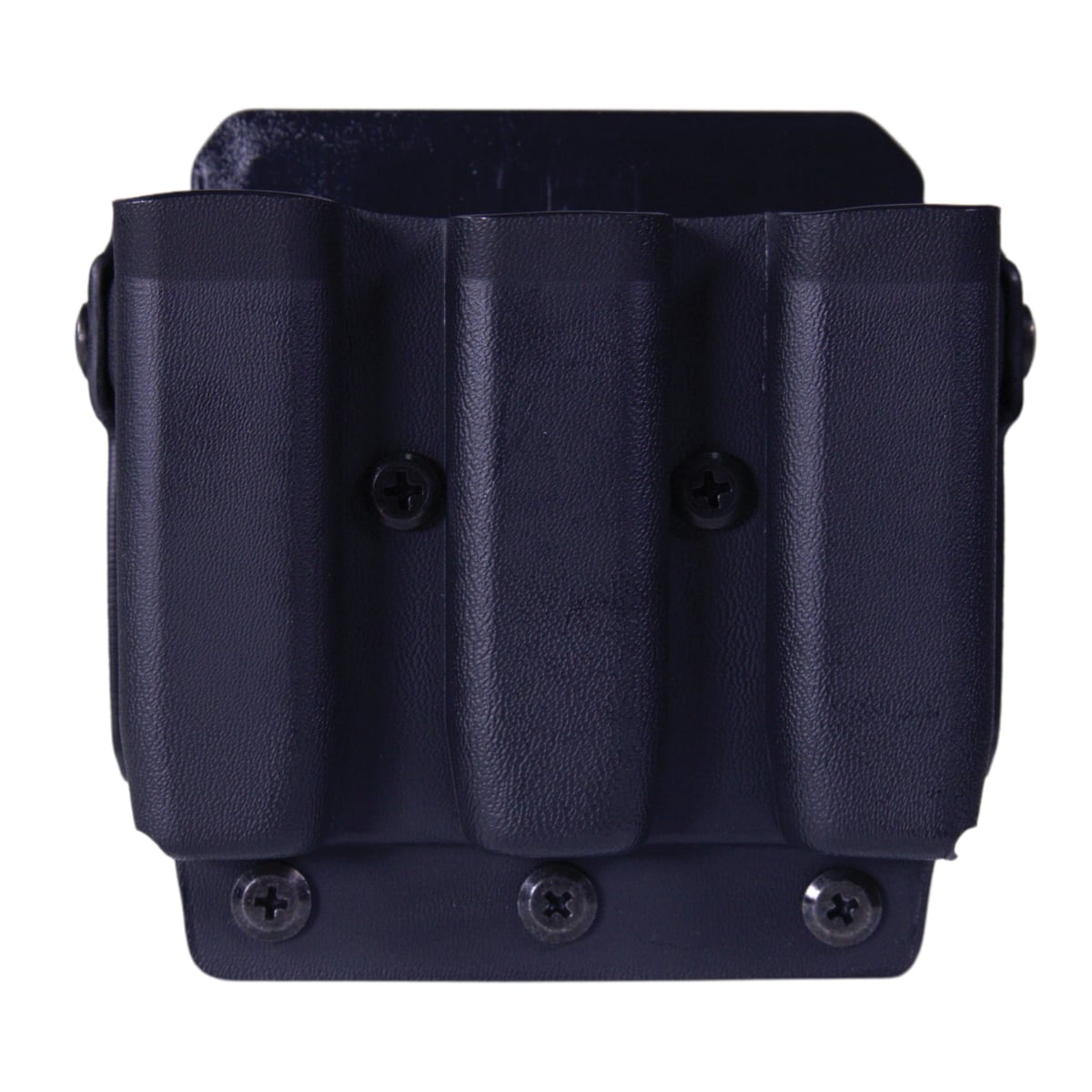 High Speed Gear Uniform Universal Clip Mount Size 1 Triple Magazine Pouch - Black Versatile - 42P103BK