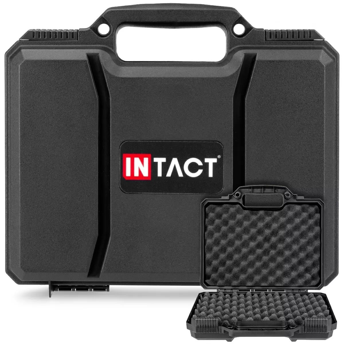 EYLAR 11.7" Stacker Series Hard Shell Handgun Case with Foam, Black