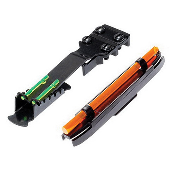 Hiviz C-Series Front/Rear Narrow Magnetic Turkey/Deer Sight Set for Remington, Benelli Rib Shotguns - C300-2