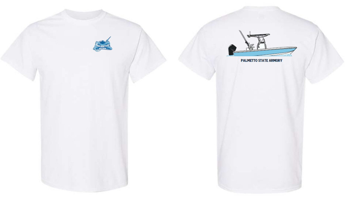 PSA Boat SS Tee, White - X-Large