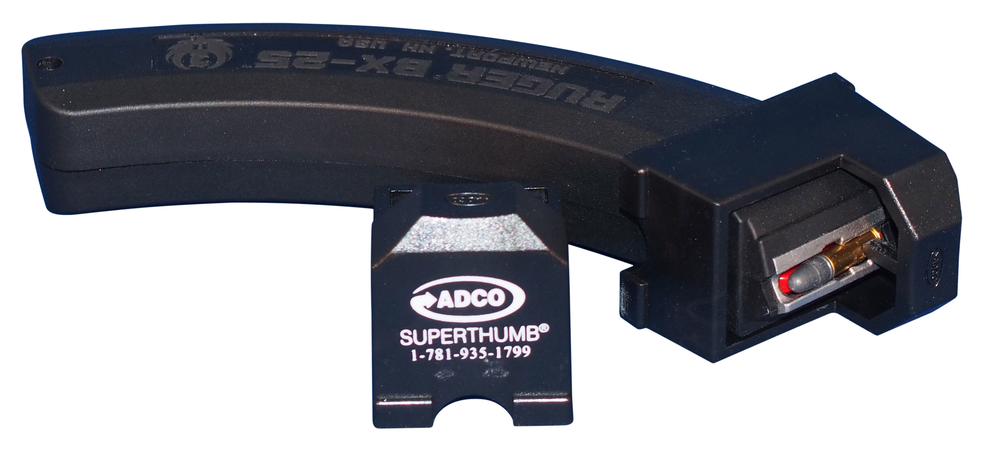 ADCO Super Thumb ST4 Ruger 10/22 .22lr Polymer Magazine Loader, Black - ST22