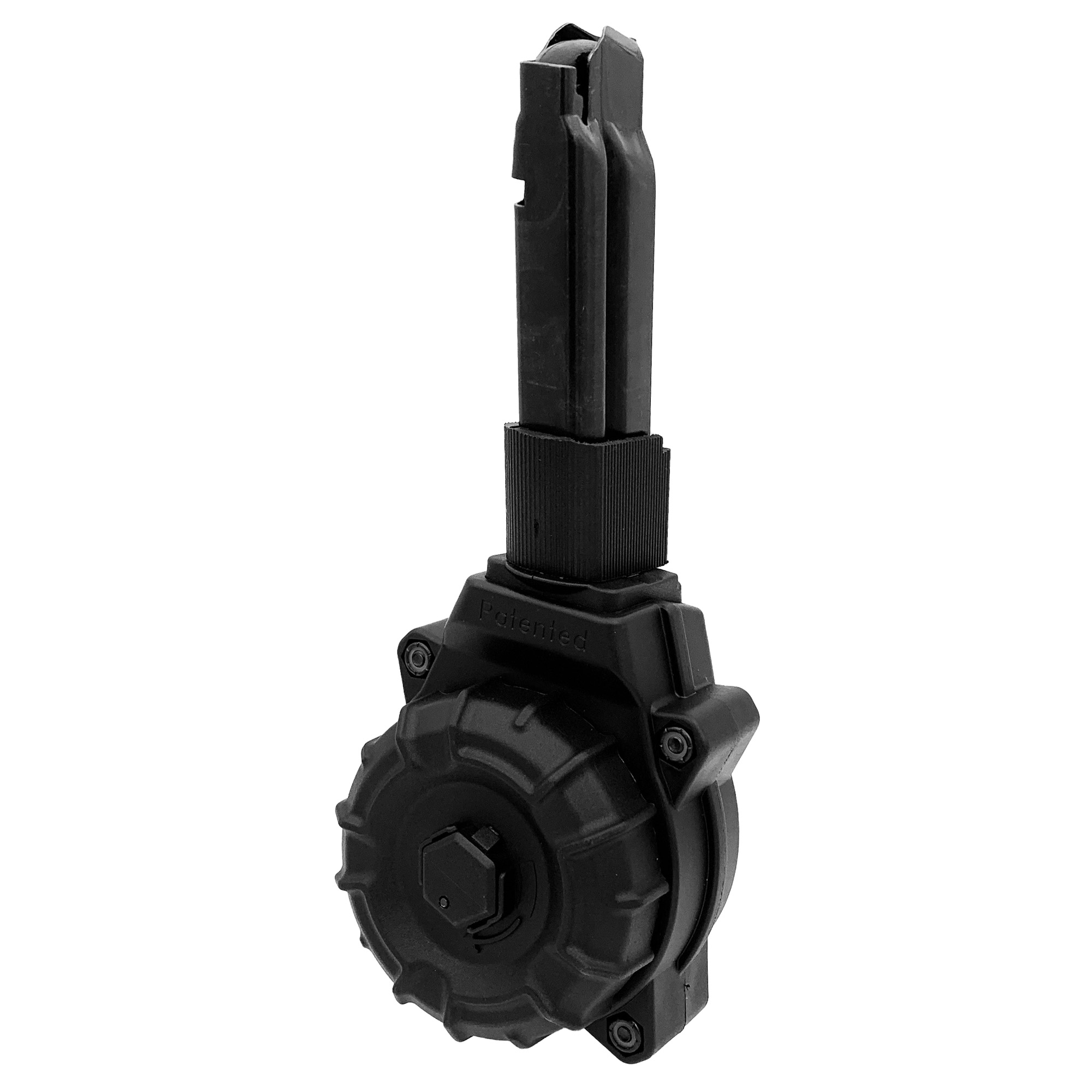 ProMag Magazine, 9mm, 50 Round Drum, Fits Taurus GX4, Polymer, Black