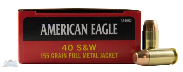 Federal AE40R2 American Eagle Handgun 40S&W 155gr Full Metal Jacket 50 Per Box/20 Case - No Credit Card Fees - Low, flat rate shipping