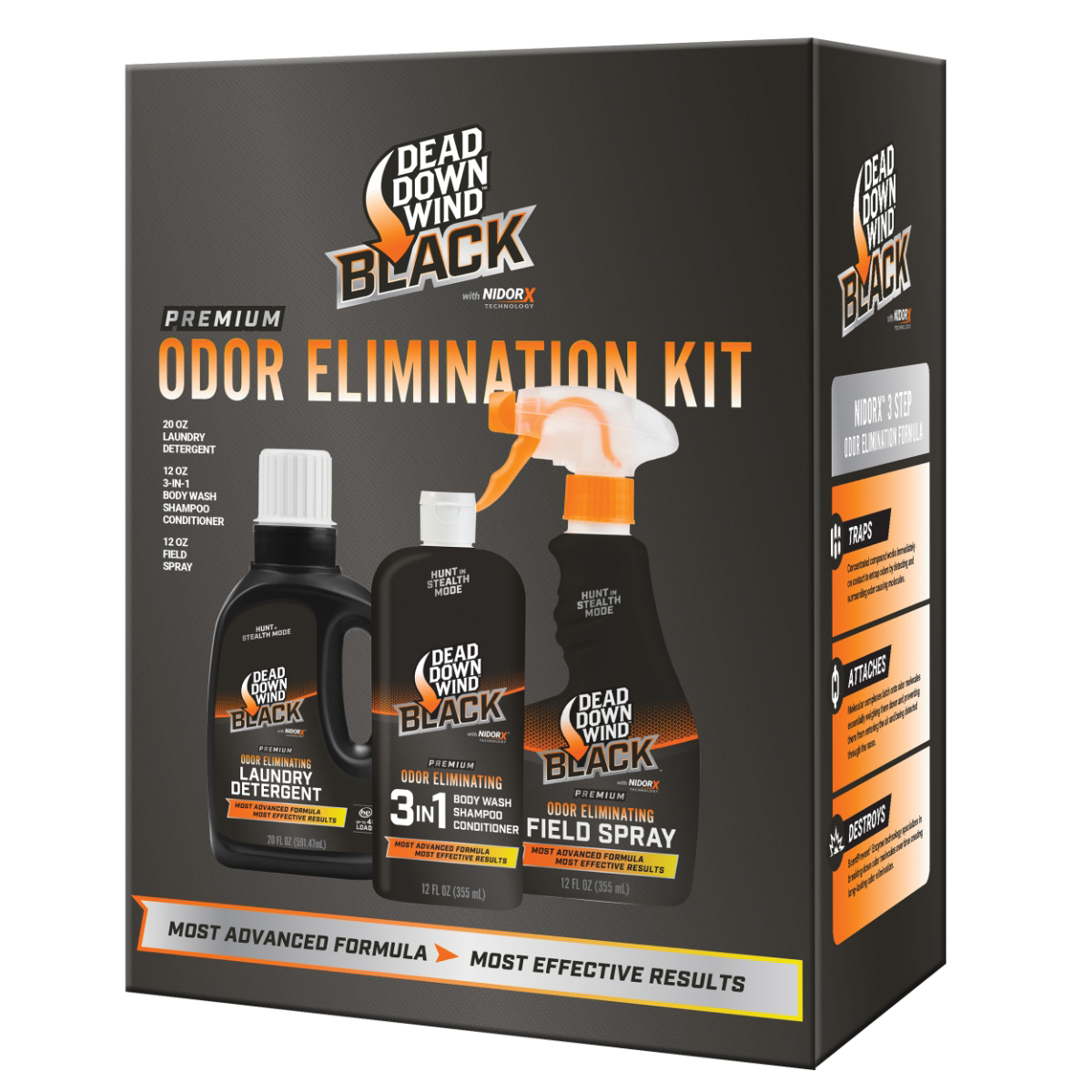 Dead Down Wind Black Premium 3-Piece Unscented Kit
