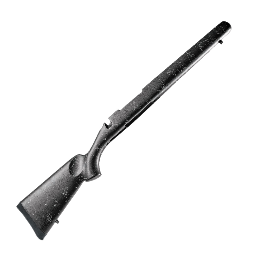 Christensen Arms Composite Sporter Contour Stock Fits Remington 700 SA, Black/Gray