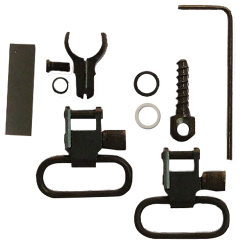 GrovTec 1" 2-Piece Barrel Band Swivel Set for 0.8" to 0.85" Shotgun Barrels - GTSW46