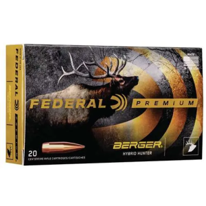 Federal P270WSMBCH1 Premium Berger Hybrid Hunter 270 WSM 140 gr Berger Hybrid Hunter 20 Bx/ 10 Cs