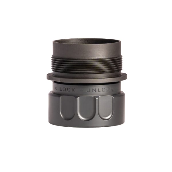 Rugged Suppressor RUM Rugged Universal Mount 1-3/8-24, Black - Secure and Versatile Mounting - RUM001