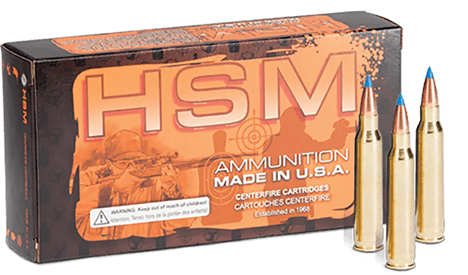 HSM 204R3N 204Ruger 32gr BlitzKing 20 Per Box/20 Case
