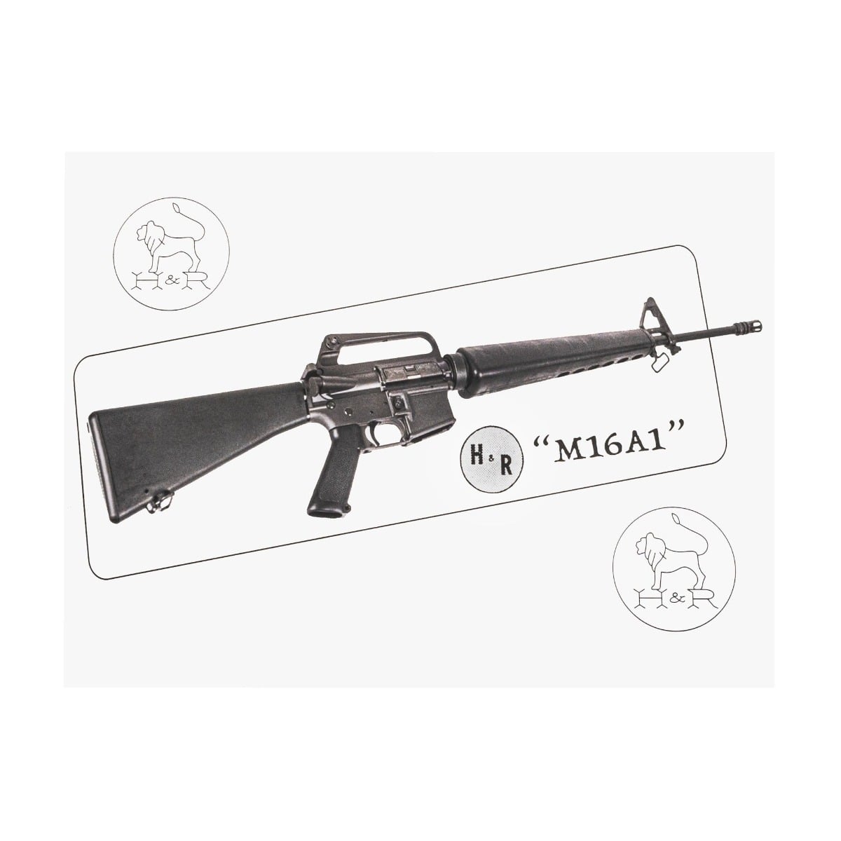Harrington & Richardson M16A1 Poster, 18" x 24"