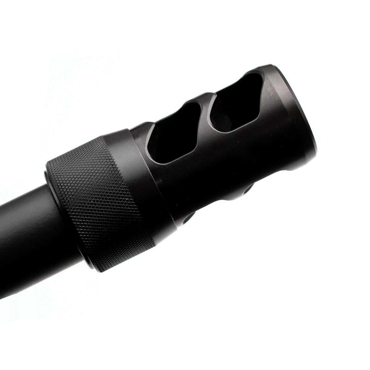 Area 419 Hellfire 2P Self Timing Muzzle Brake w/Adapter 5/8-24, Black