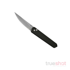 Boker - Boker Plus Kwaiken Auto - Stainless/Black 2 Tone - T6-6061 Aluminum Black - 154CM Stainless Steel - 3.50" - Retail