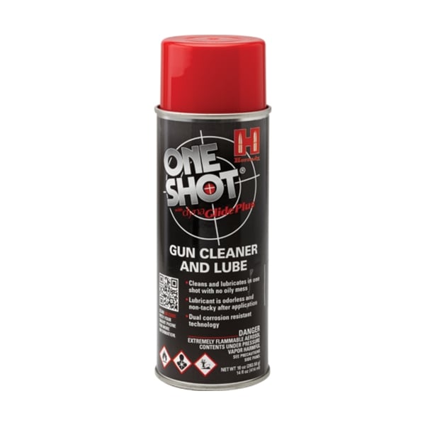 Hornady One Shot Gun Cleaner & Dry Lube with DynaGlide Plus, 10 oz.  - 99901