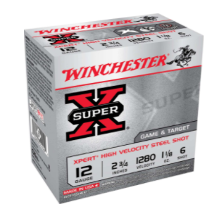 Winchester Ammo WE12GTH6 Super X Xpert High Velocity 12 Gauge 2.75" 1 1/8 oz 6 Shot