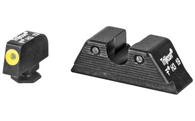 Trijicon HD XR Night Sights Standard Glocks MOS, Yellow Front - GL614-C-601091