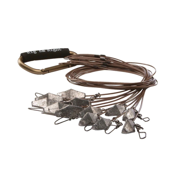 Rig Em Right Waterfowl Xtreme 36" Coated Cable Decoy Anchor w/3 oz Weight, Pack of 12