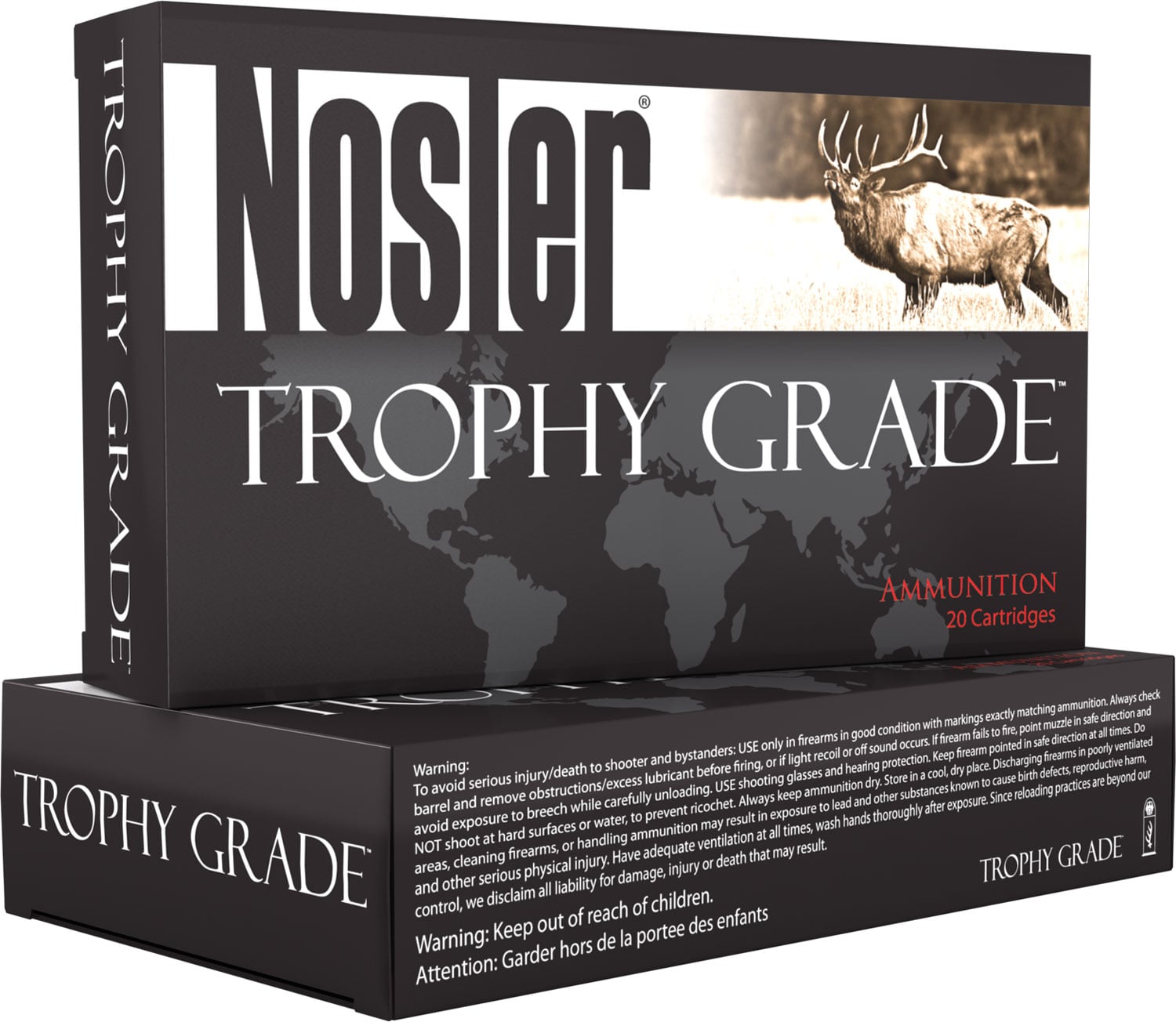 Nosler Trophy Grade 30-06 168 grain AccuBond-Long Range Rifle Ammo, 20/Box - 60102