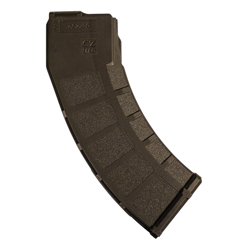 CZ-USA 30 Round 7.62x39mm Detachable Magazine, Black Translucent - 11385