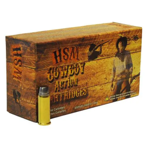 HSM 38401N Cowboy Action  38-40 Win 180 gr Round Nose Flat Point (RNFP) 50 Bx/ 10 Cs