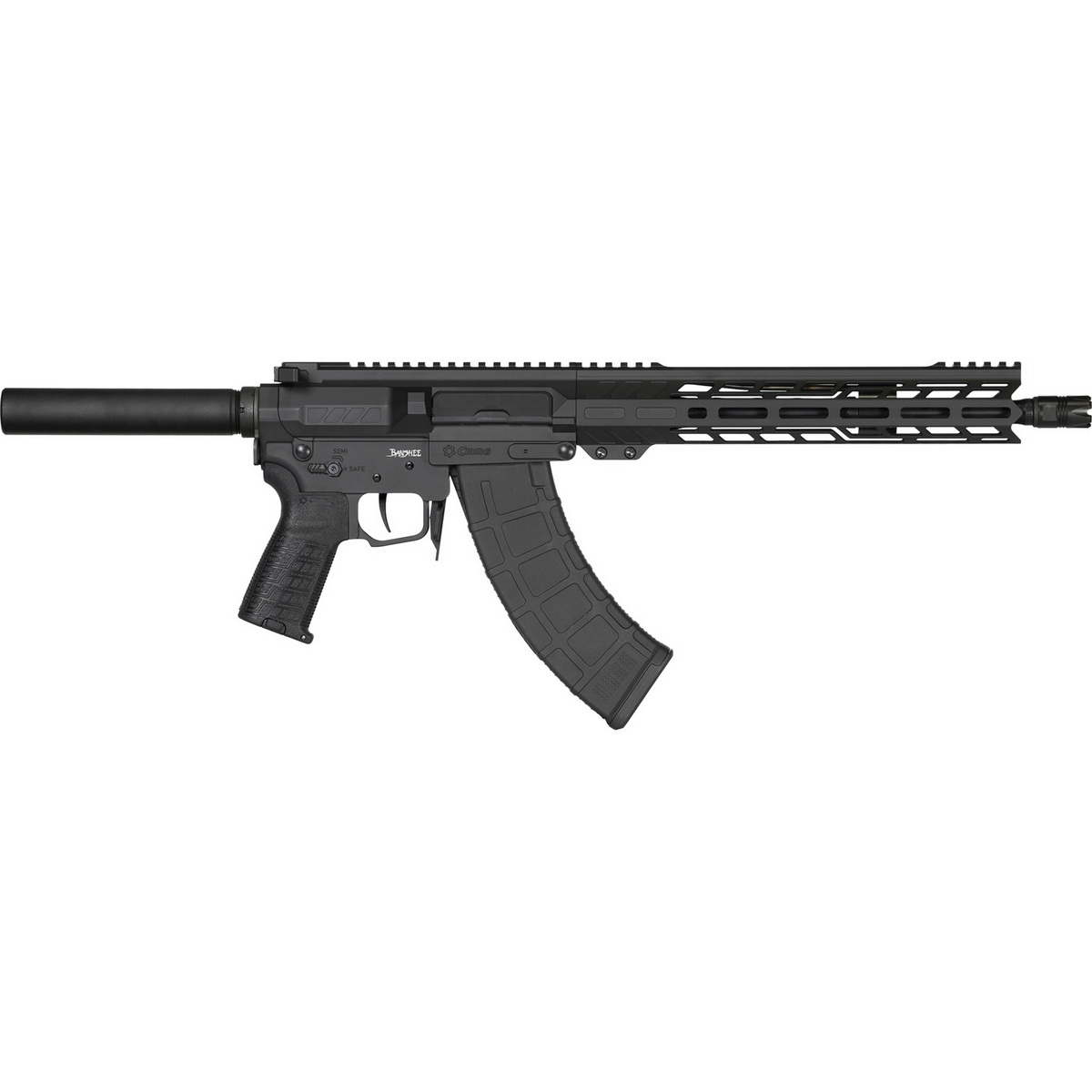 CMMG Banshee MK47 7.62x39mm 12.50" AR Pistol, Black - 76A1D0AAB
