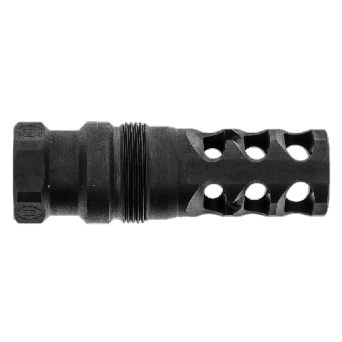 Primary Weapons Systems FRC 3-Port Flat Compensator 1/2-28, Black