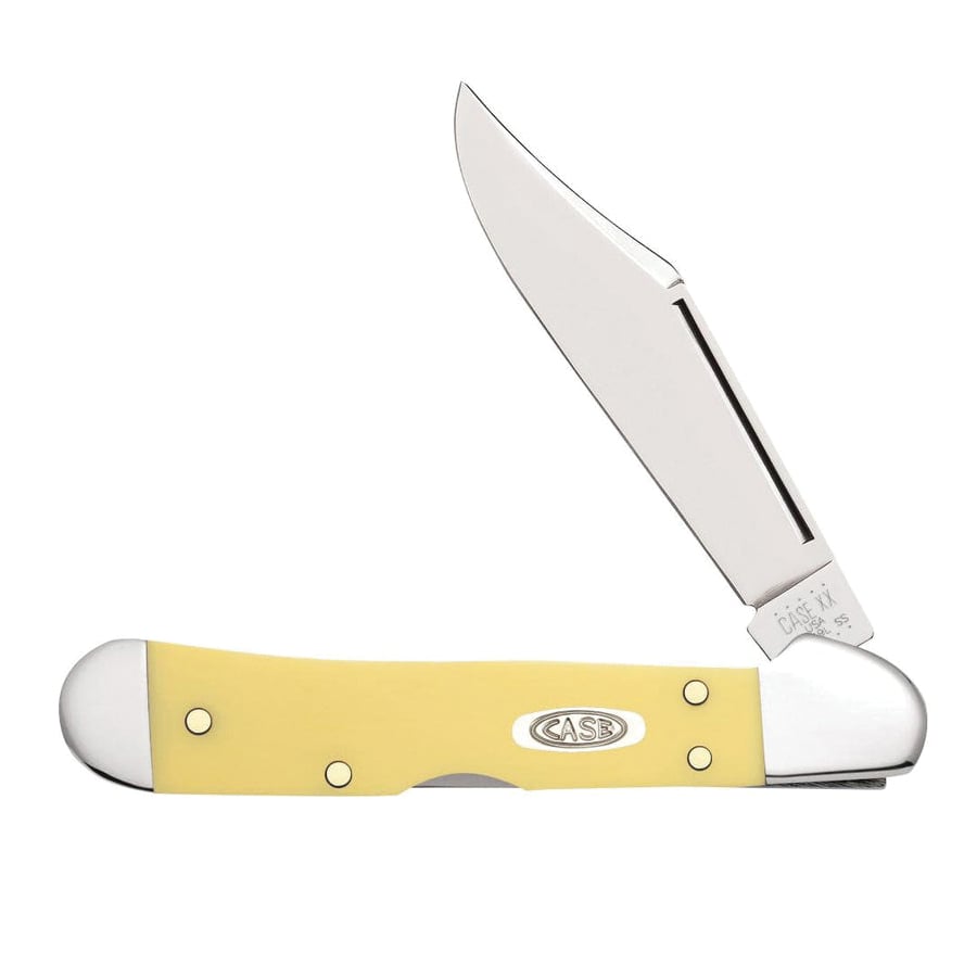 Case Mini CopperLock Folding Knife, Yellow
