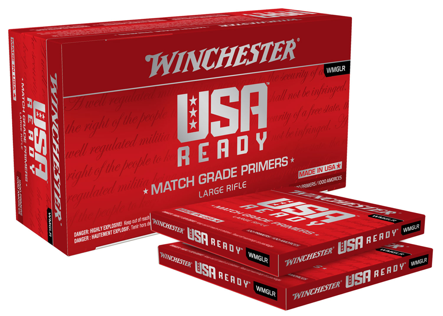 Winchester Ammo Centerfire Primers Large Pistol Match - WMGLP