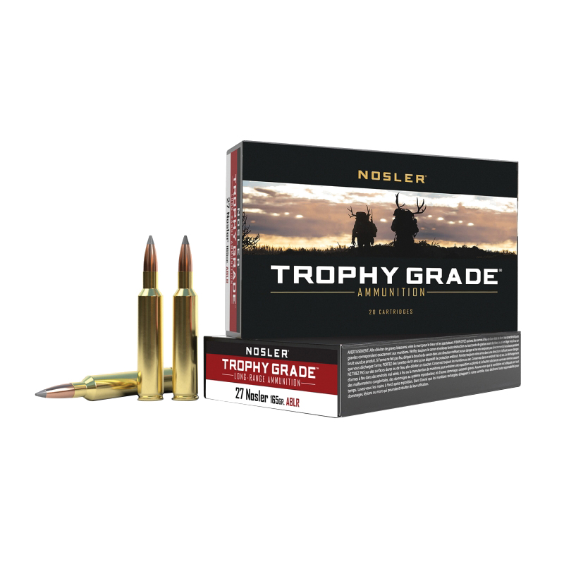 Nosler Trophy Grade .27 Nosler 165 gr PT 20rds