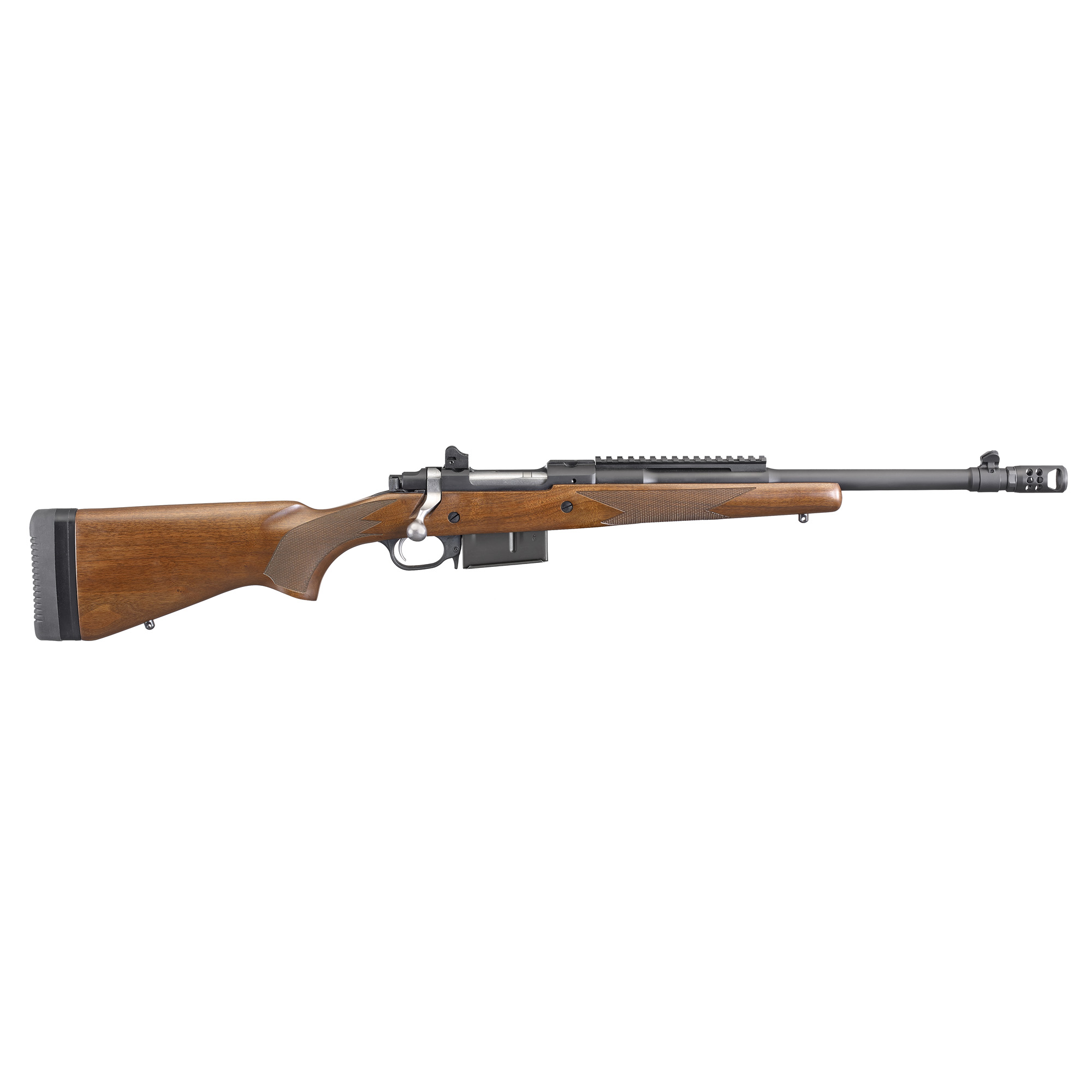 Ruger Gunsite Scout Rifle .450 Bushmaster Bolt Action Rifle, 16.1" Barrel, Black - 6837