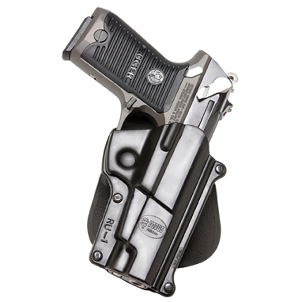 Fobus Standard Right Hand Ruger P85/P89/P91 Holster, Smooth Black - RU1