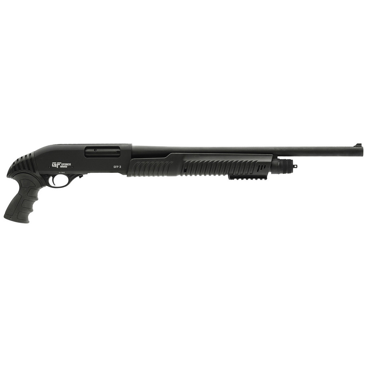 Radikal GF3P 12 Gauge Pump Action/Semi-Auto Shotgun 20" Black - GFP3REX