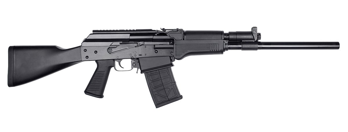 JTS M12AK 12 GA 18" Semi-Auto Shotgun, Black - M12AK