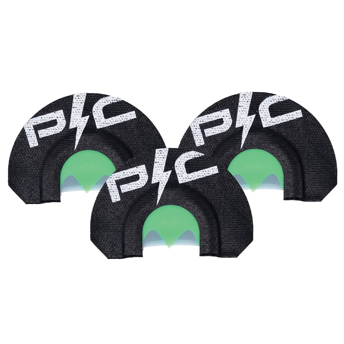 Power Calls Beau Brooks Signature Batwing Diaphragm Call, Black/Green Pack of 3