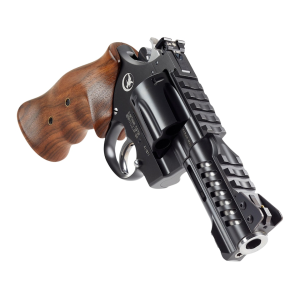Korth NXR 44 Remington Magnum Revolver 4" Black DLC Barrel 6 Round Walnut Grip