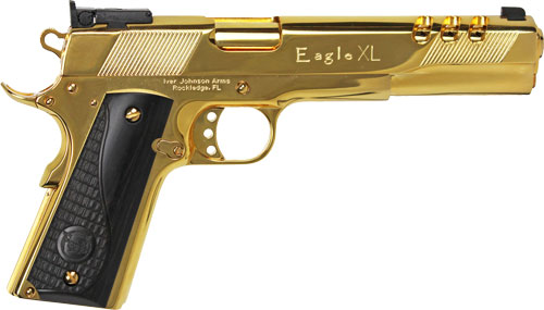 Iver Johnson Eagle XL Ported 45ACP 6" Gold Semi-Auto Pistol
