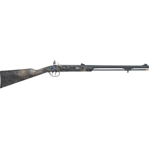 Traditions PA Pellet Ultralight Flintlock Rifle 50 Caliber 26" Tungsten Cerakote Barrel Desert Web Stock Double Set Trigger