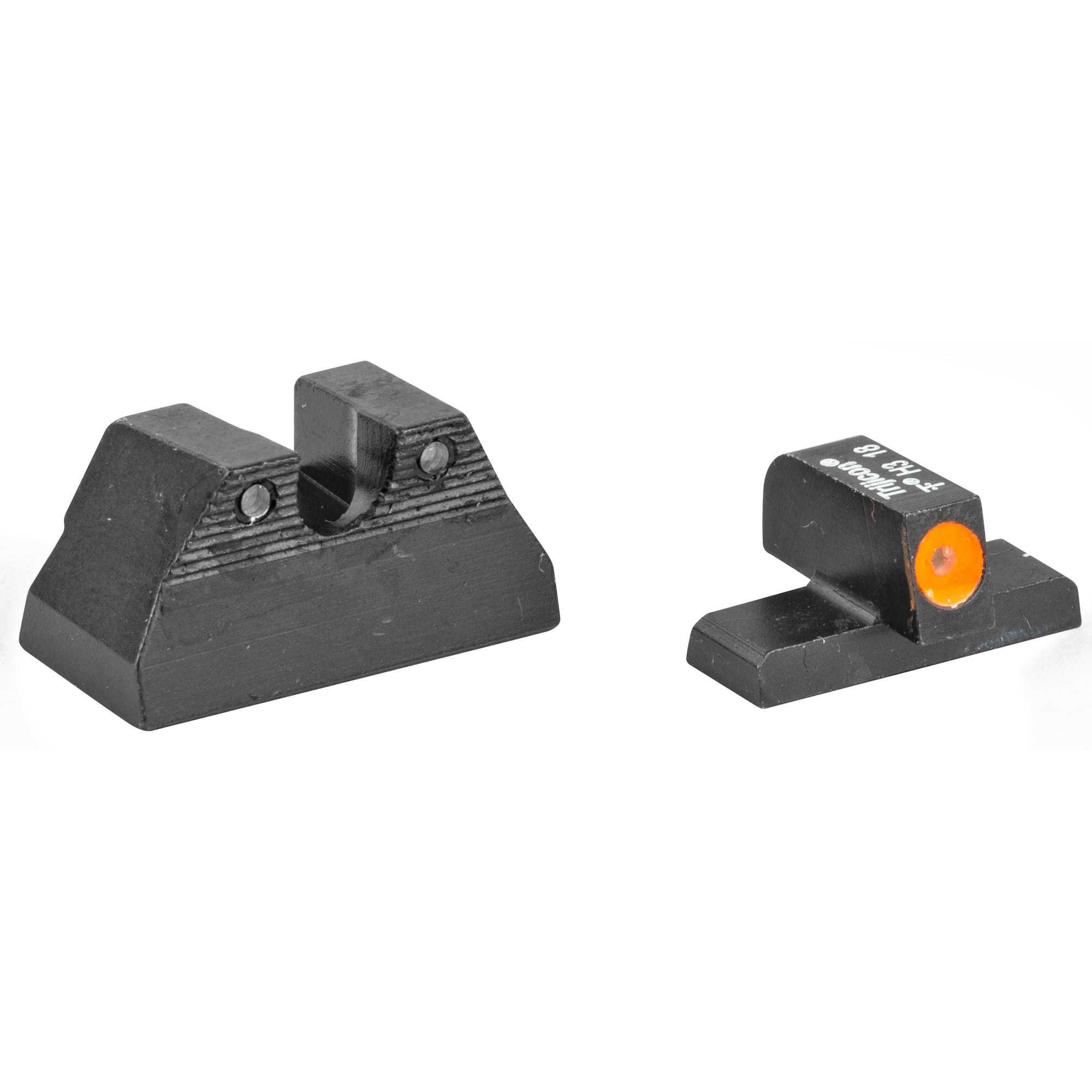 Trijicon HD Night Sights, Fits H&K USP Compact, Orange Front, 3 Dot Green Tritium