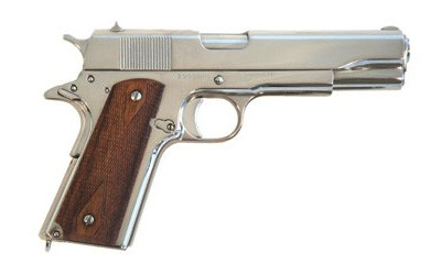 Cimarron 1911 A1 45ACP 5" Nickel Pistol - 8 Rounds