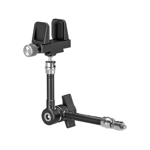 Leofoto AM-6X Magic Arm with GMC-02 Clamp Set for Kestrel Weather Meter/Phone