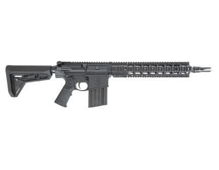 PSA Sabre AR-10 Rifle Forged 13.7" .308 Mid-Length 12.5" Quad Rail w/ Magpul SL Furniture, & JMAC GFHCE-R Pin/Weld