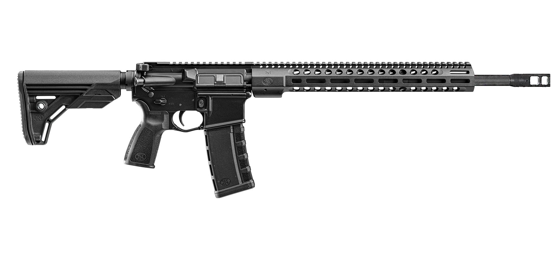 FN FN 15 DMR3 5.56x45mm 18" 30rd Semi-Auto AR Rifle, Black - 36100669
