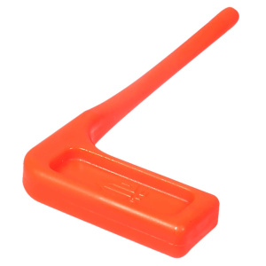 Leapers RBCSF06 Chamber Safety Flag Orange Polymer 3.50 Long 6 Pack