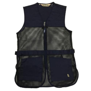 Bob-Allen Bob Allen Full Mesh Dual Pad Shooting Vest Navy Blue S