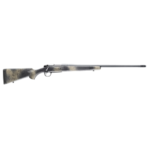 Bergara B-14 Ridge Wilderness 6.5 Creedmoor 4+1 22 Threaded Woodland Camo w/Soft Touch Fixed American Style Stock Matte Blued Rifle