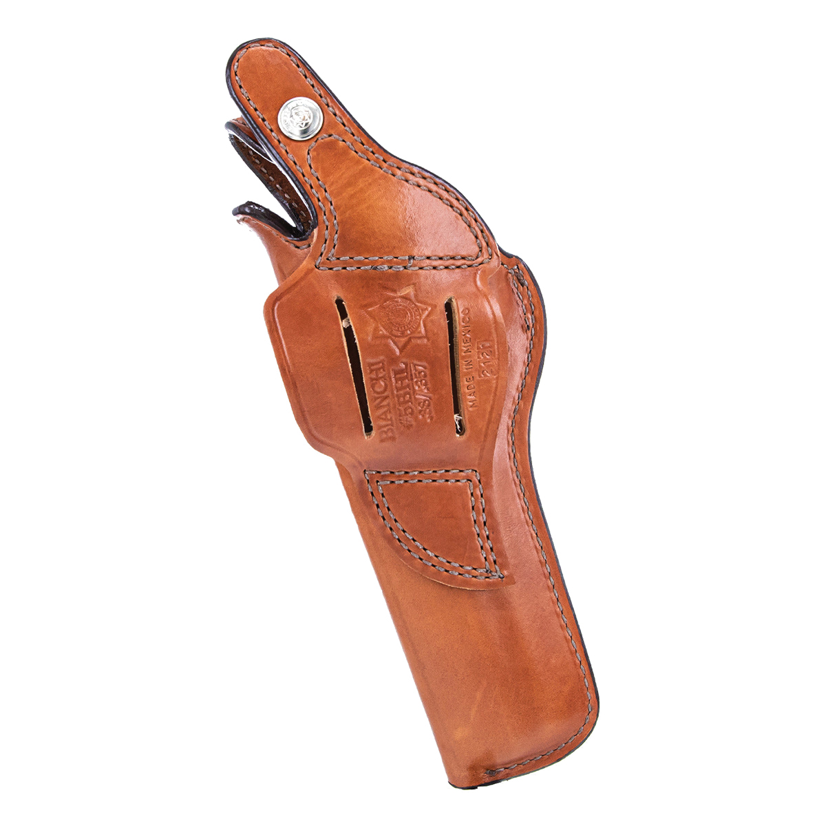 Bianchi Model 5BHL Taurus 689/80/85 OWB Holster RH Leather, Tan